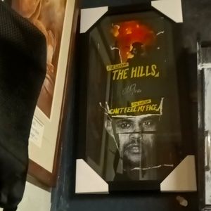 The Weeknd autographed picture
